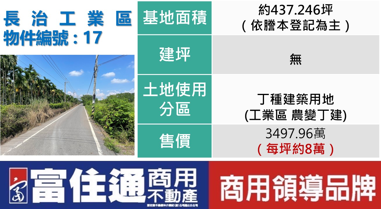 屏東縣長治鄉其他工業用地
