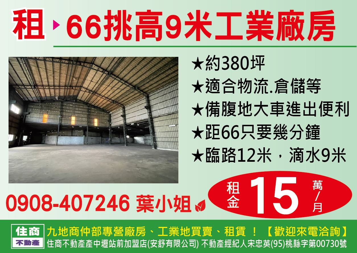 其他工業用地[平鎮66快速路旁廠房]