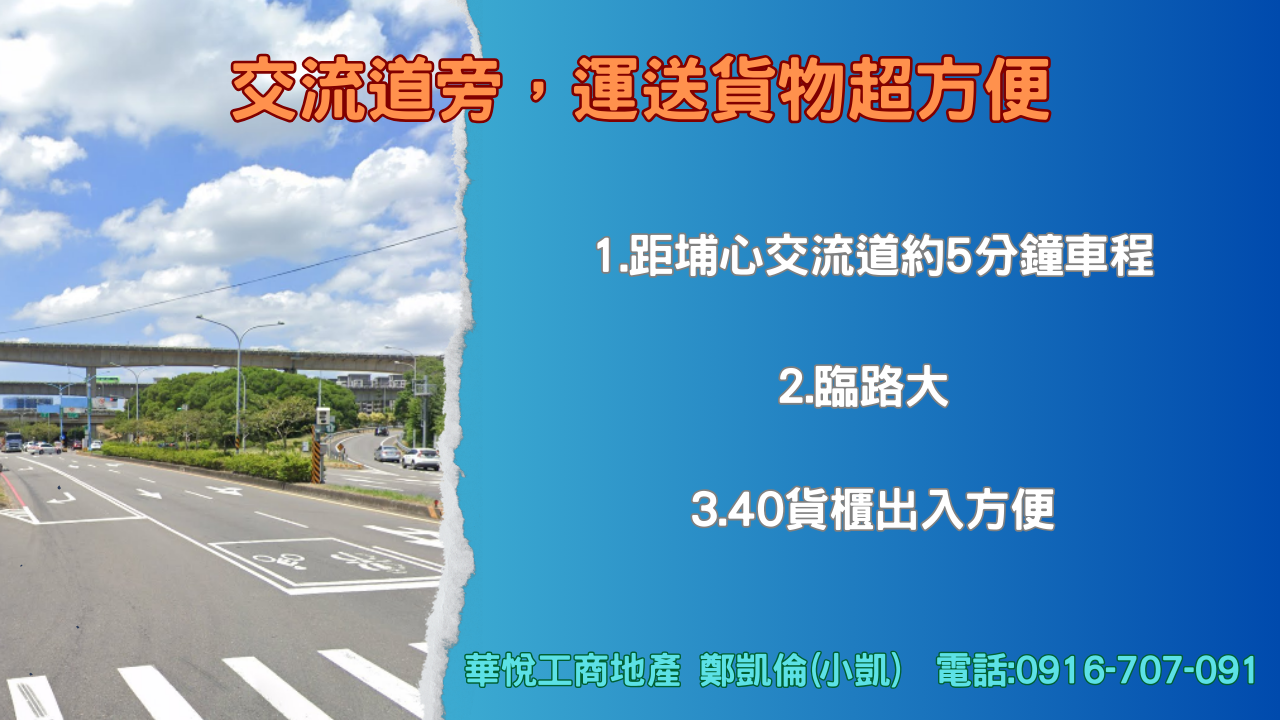 其他工業用地[埔心交流道只要5分鐘，縮短您與金錢的距離！]