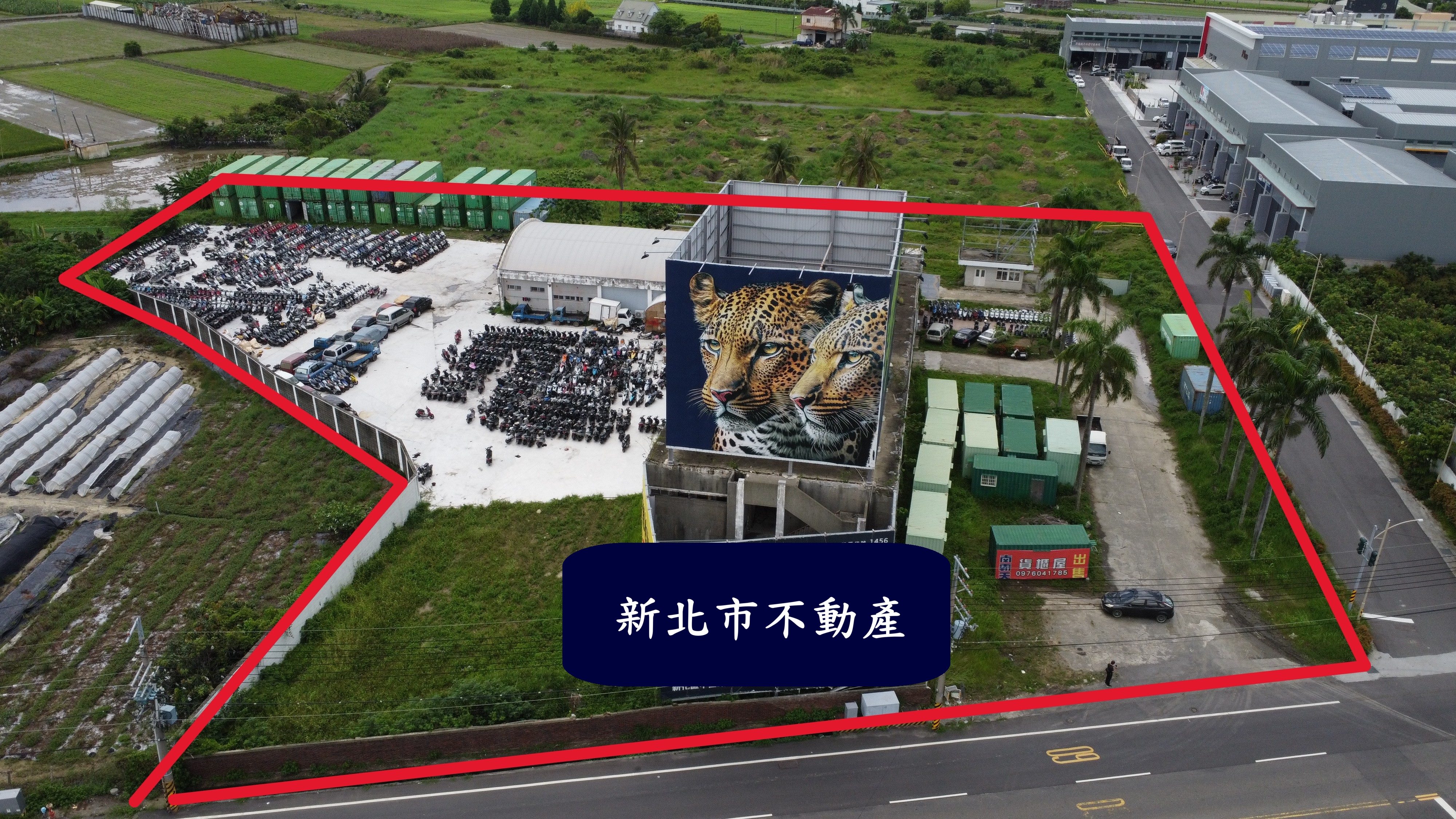 其他工業用地[台南市新化區中正路*中正路720巷三角窗]