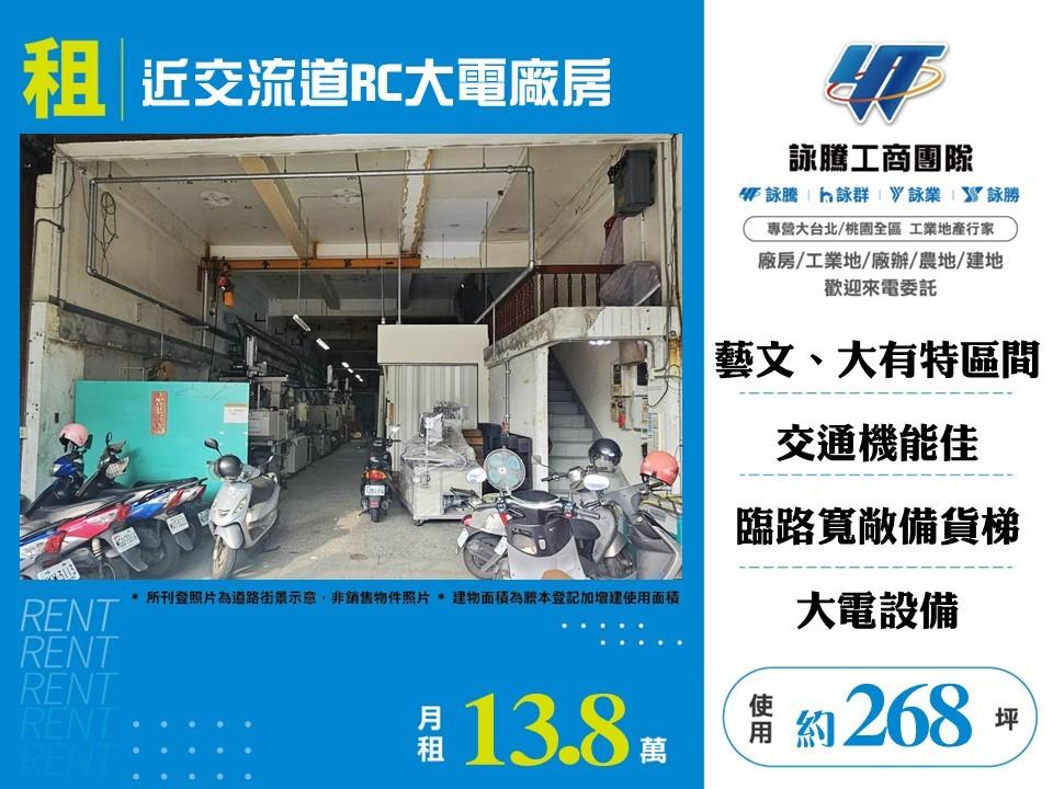 其他工業用地[近交流道RC大電廠房155]