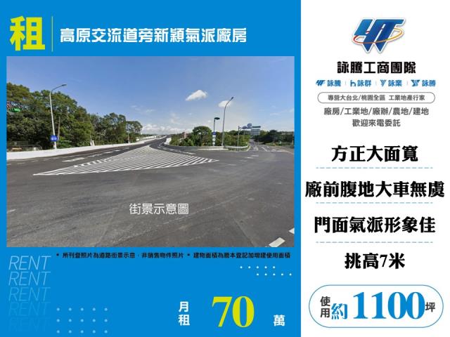 其他工業用地[高原交流道旁新穎氣派廠房149]