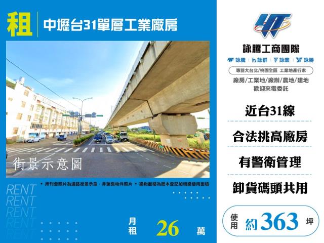 其他工業用地[中壢台31單層工業廠房(C棟)157]