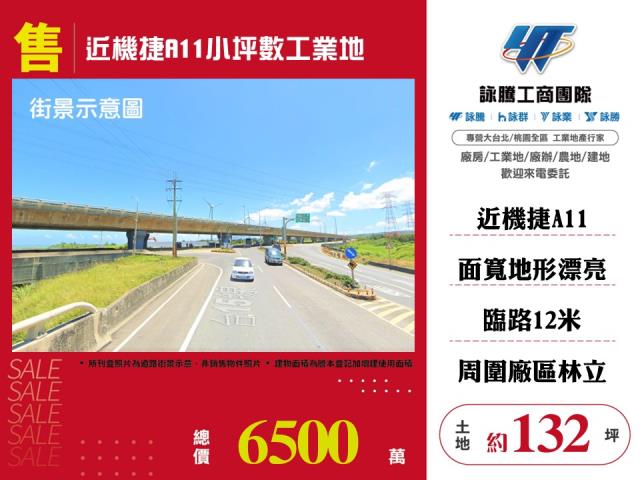 海湖坑口工業區[近機捷A11小坪數工業地183]