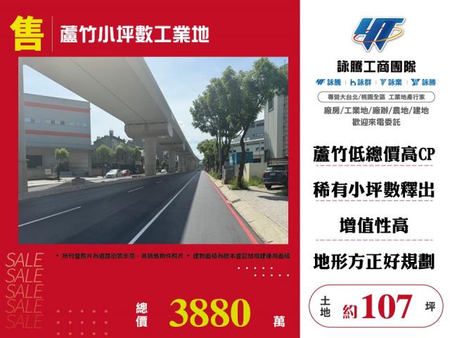 其他工業用地[蘆竹小坪數工業地178]