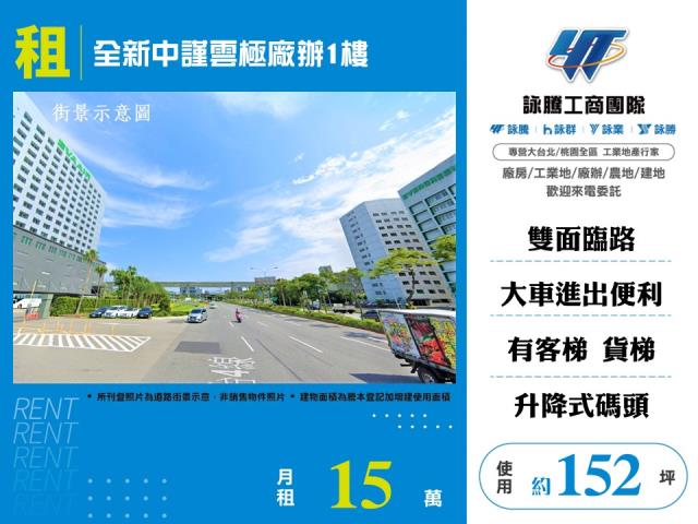 其他工業用地[全新中謹雲極廠辦1樓160]